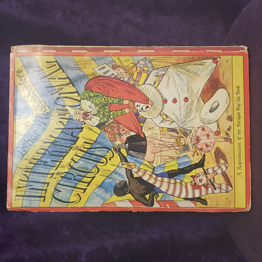 RARE Vintage 1979 Internation Circus Pop Up Book